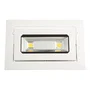 HOYT Foco Downlight LED 20W 1685 Lm 2700K Rectangular Basculante para Comercios 40.000H HO-DRECTBAS-20W-WW