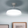 Innovagoods Ventilador de Techo Blanco con Aspas Retráctiles y Luz LED ø104 cm