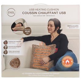 Sensly Almohada Térmica USB Poliéster Colección Grand Froid
