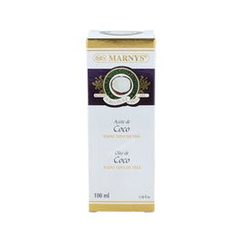 MARNYS Aceite de Coco 100ml para Piel y Cabello, Nutritivo e Hidratante