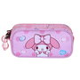 Hello Kitty My Melody Estuche Portatodo Trick FAN 2.2 Sweets Rosa 3 Compartimentos Ripstop