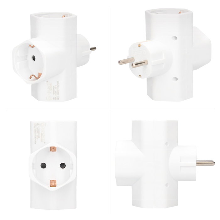 GSC Evolution Ladrón triple salida con interruptor