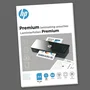 HP 9124 Bolsas de Laminación Premium Térmicas A4 (216x303 mm) 125 Micras / 0.08 mm - Transparentes y Brillantes - Paquete de 100 Unidades