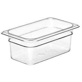 CAMBRO 44CW-135 - Recipiente GN 1/4 2,5 L - 16,2 x 26,5 x 10 cm - Transparente - Venta 1 unidad.