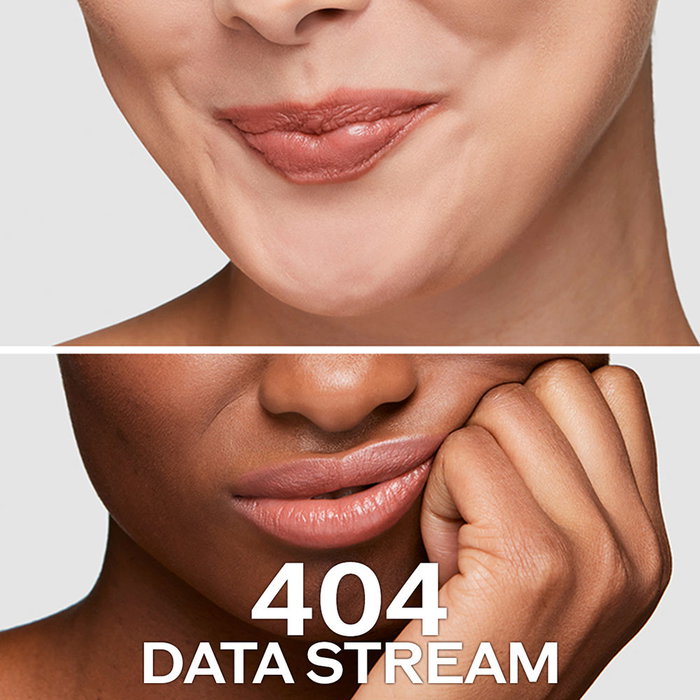 Shiseido TECHNOSATIN Gel Lipstick #404 Data Stream - Pintalabios Satinado, Color Duradero, 24h Hidratación, 3.30 g