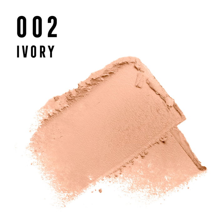 Max Factor Facefinity Compact - Base de Maquillaje en Polvo Compacto Rellenable SPF20 - Cobertura Suave, Acabado Natural, Vegano - Tono #002-Ivory - 10 g Max Factor Facefinity Compact - Base de Maquillaje en Polvo Compacto Rellenable SPF20 - Cobertura Suave, Acabado Natural, Vegano - Tono #002-Ivory - 10 g