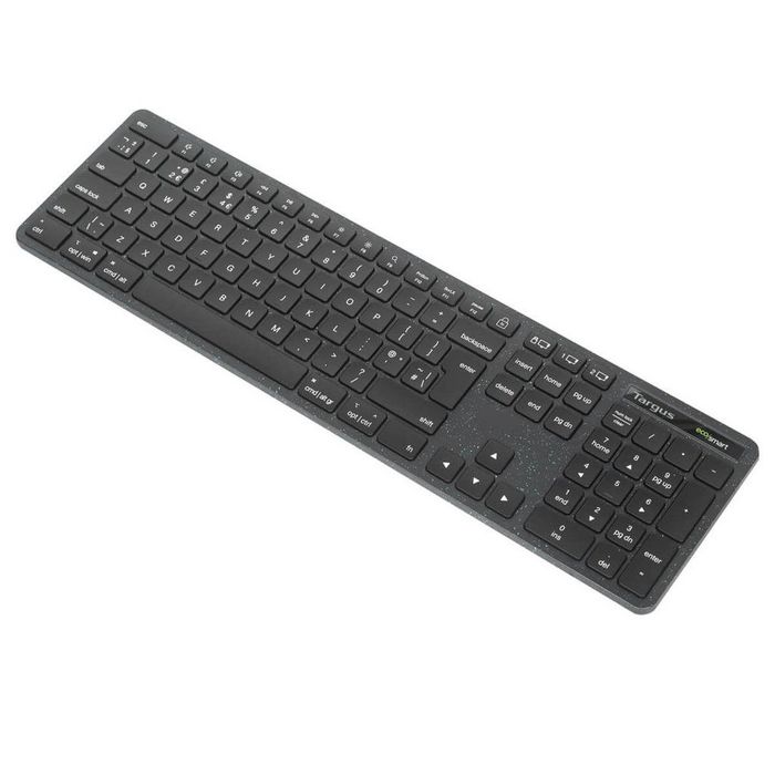 Targus Teclado Inalámbrico EcoSmart Full-Size, Nordic, 2x AAA, Negro Targus Teclado Inalámbrico EcoSmart Full-Size, Nordic, 2x AAA, Negro