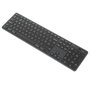 Targus Teclado Inalámbrico EcoSmart Full-Size, Nordic, 2x AAA, Negro