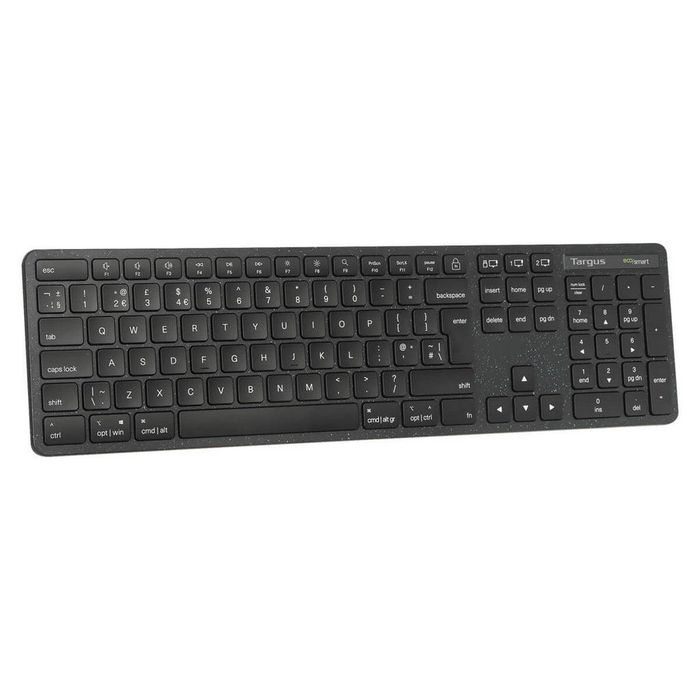 Targus Teclado Inalámbrico EcoSmart Full-Size, Nordic, 2x AAA, Negro Targus Teclado Inalámbrico EcoSmart Full-Size, Nordic, 2x AAA, Negro