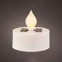 Lumineo Candelita Solar 894843 Efecto Llama de Fuego LED, 1.2V, Ø 5.5 x 2.5 cm