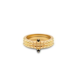 Police Anillo PEJLF2010601 Dorado Talla 51