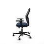 PIQUERAS Y CRESPO Silla de oficina Jorquera con mecanismo Sincro/Traslack Azul marino y Gris