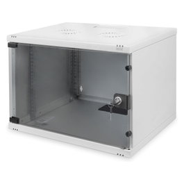 Digitus Armario de Pared SOHO 7U con Puerta de Cristal Gris Claro