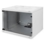 Digitus Armario de Pared SOHO 7U con Puerta de Cristal Gris Claro