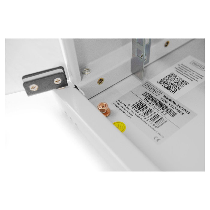 Digitus Armario de Pared SOHO 7U con Puerta de Cristal Gris Claro Digitus Armario de Pared SOHO 7U con Puerta de Cristal Gris Claro