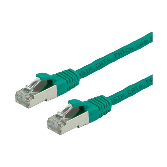 VALUE Cable de red Cat6 Clase E S/FTP de 7 m Verde VALUE Cable de red Cat6 Clase E S/FTP de 7 m Verde