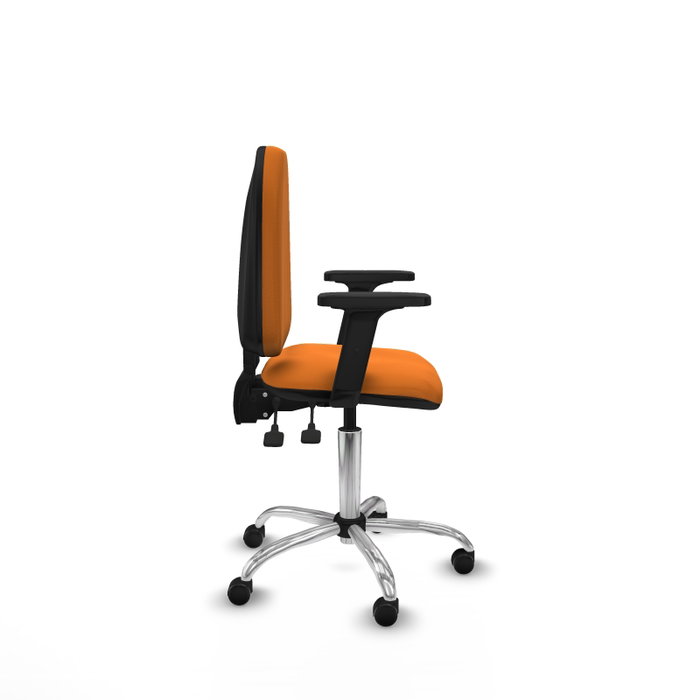 PIQUERAS Y CRESPO Silla de oficina Aýna Naranja con mecanismo Asincro