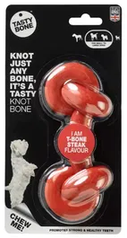 Tasty Bone Nudo T-Bone Juguete para Perro Resistente
