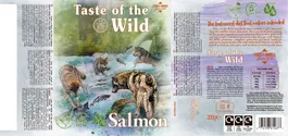 Taste of the Wild Perro Adulto Salmón Arenque Frutas Caja 7x390 gr Tarrina