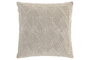 DKD Home Decor Pack de 2 Cojines de Algodón Bordados a Mano Crudo 45x45 cm