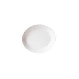 Steelite Fuente Relish Oval Taste - Vajilla de acero inoxidable, modelo oval, 23 cm (Set de 12)