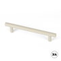 Rei Tirador Asa Mueble Acero Inoxidable Beige Modelo 891H 128mm Blister 4 Unidades