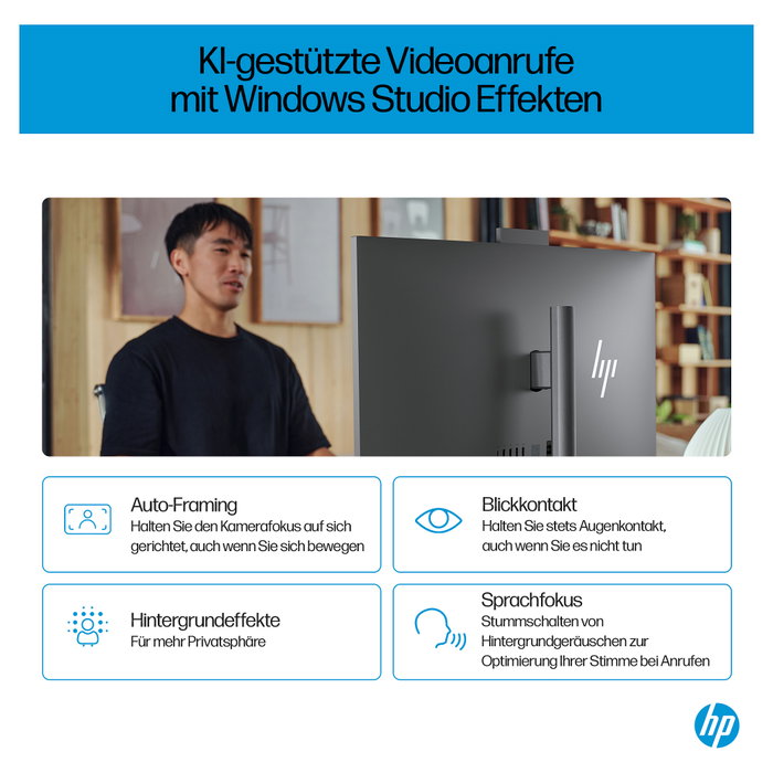 HP OmniStudio X All-in-One 32-c0077ng plata con Windows 11 Home
