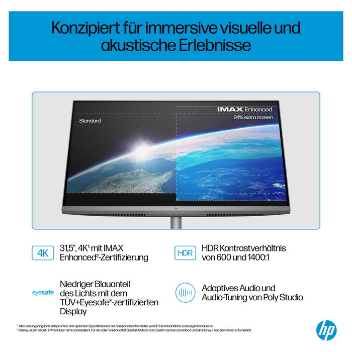 HP OmniStudio X All-in-One 32-c0077ng plata con Windows 11 Home