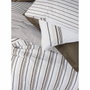 Aucune Juego de Cama Marrón 100% Algodón con Funda Nórdica y 2 Fundas de Almohada