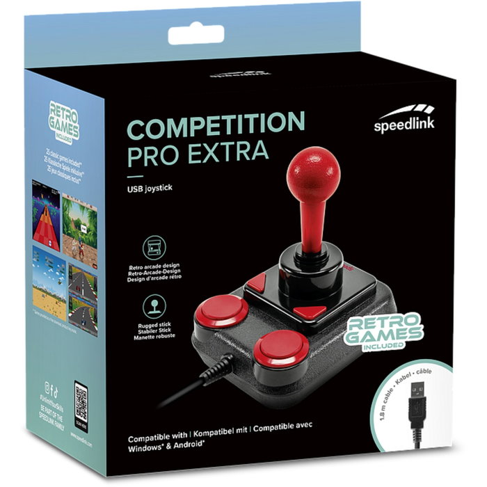 Speedlink Competition Pro Extra Negro/Rojo