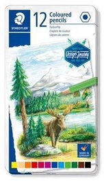 Staedtler Lápices De Colores Design Journey 146C Estuche Metal 12 Unidades