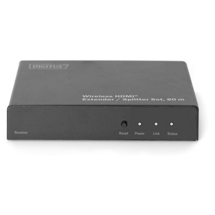 Digitus DS-55315 Receptor AV HDMI Inalámbrico Full HD 1080p Negro