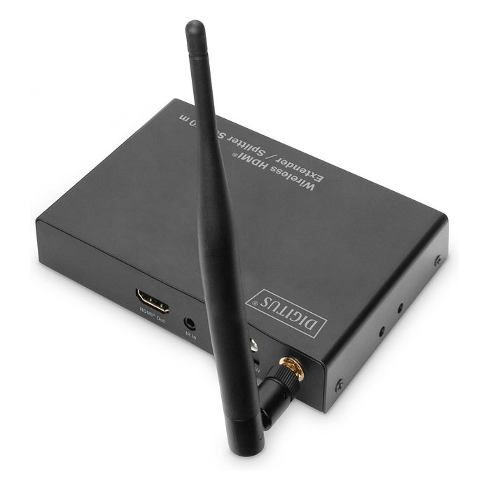Digitus DS-55315 Receptor AV HDMI Inalámbrico Full HD 1080p Negro