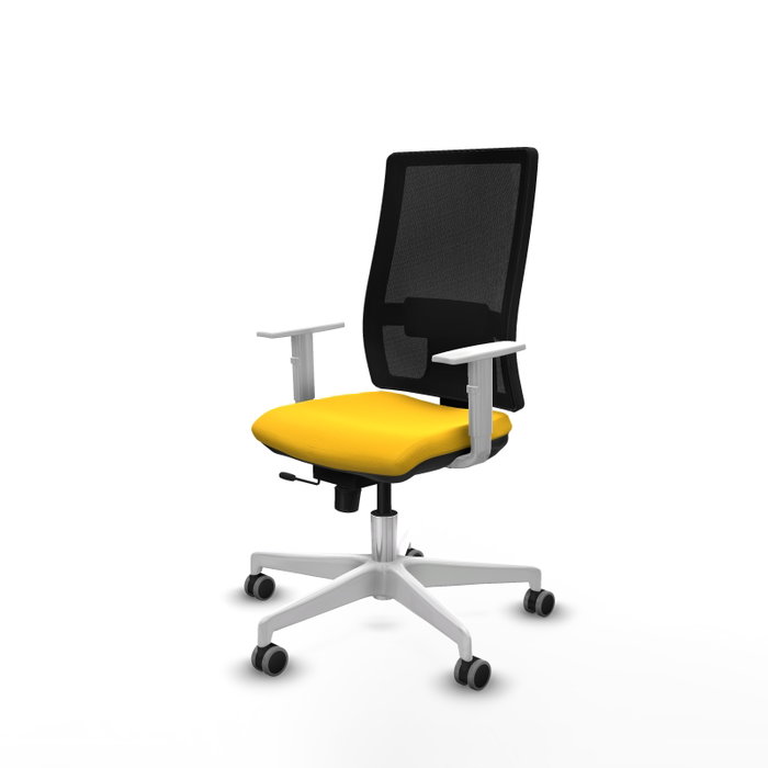 PIQUERAS Y CRESPO Silla de oficina Horna Amarillo y Negro PIQUERAS Y CRESPO Silla de oficina Horna Amarillo y Negro
