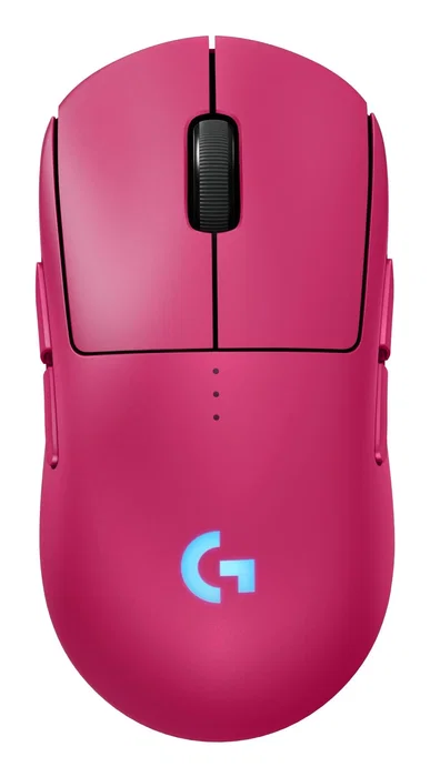 Logitech G PRO 2 LIGHTSPEED Ratón Gaming Ambidextro Magenta