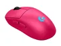 Logitech G PRO 2 LIGHTSPEED Ratón Gaming Ambidextro Magenta
