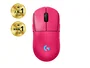 Logitech G PRO 2 LIGHTSPEED Ratón Gaming Ambidextro Magenta