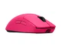 Logitech G PRO 2 LIGHTSPEED Ratón Gaming Ambidextro Magenta