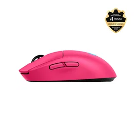 Logitech G PRO 2 LIGHTSPEED Ratón Gaming Ambidextro Magenta