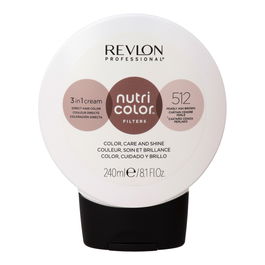 Revlon 512 Castaño Ceniza Perlado Nutri Color Filters Tinte Acondicionador 240 ml
