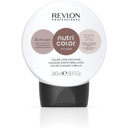 Revlon Professional Nutri Color Filters 512 Castaño Ceniza Perlado 240ml