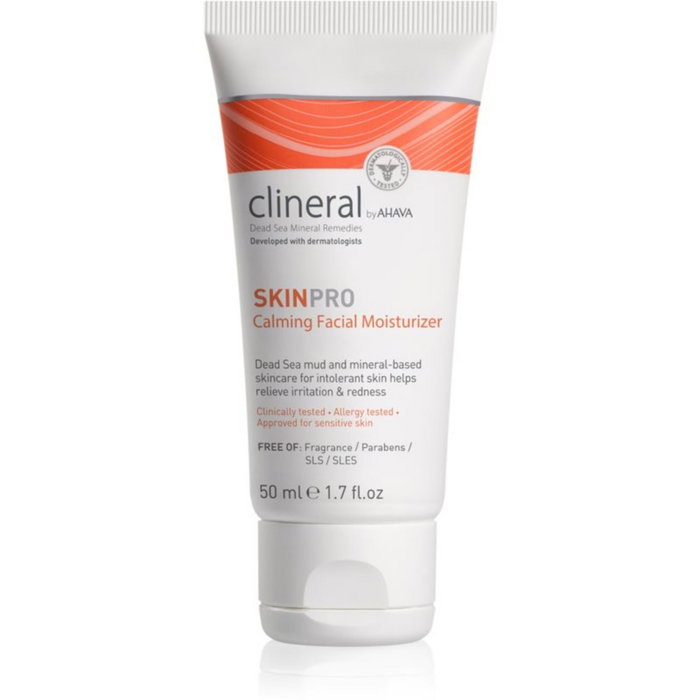 Clineral Skin Pro, Sin parabenos, Calmante, Diario, Crema, Para la cara, 50 ml