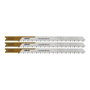 Wolfcraft Hojas de sierra de calar HCS para corte fino, vástago en U, 65 mm