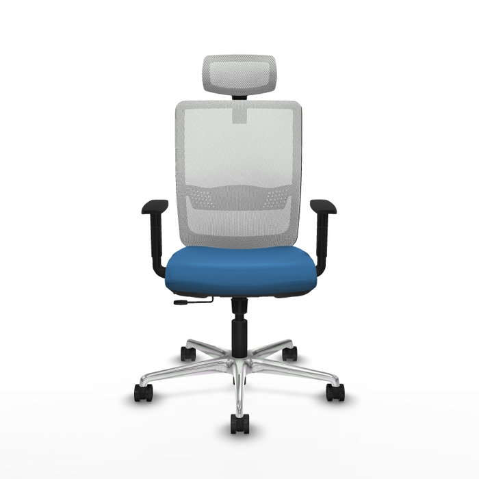 PIQUERAS Y CRESPO Silla de oficina Haches Azul claro y Blanco PIQUERAS Y CRESPO Silla de oficina Haches Azul claro y Blanco