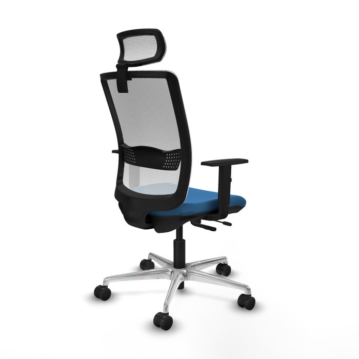 PIQUERAS Y CRESPO Silla de oficina Haches Azul claro y Blanco PIQUERAS Y CRESPO Silla de oficina Haches Azul claro y Blanco