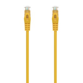 AISENS - CABLE DE RED LATIGUILLO RJ45 LSZH CAT.6A 500 MHZ UTP AWG24, AMARILLO, 1.5M