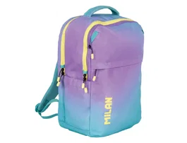 Milan Mochila Milan Coleccion Sunset 5 Cremalleras 25L Turquesa 454x280x200mm