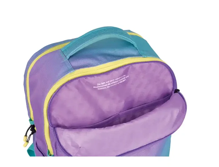 Milan Mochila Milan Coleccion Sunset 5 Cremalleras 25L Turquesa 454x280x200mm