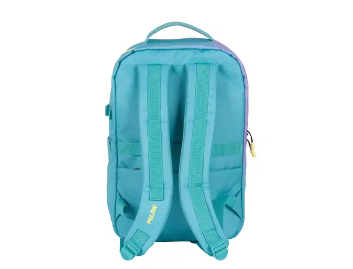 Milan Mochila Milan Coleccion Sunset 5 Cremalleras 25L Turquesa 454x280x200mm