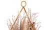 DKD Home Decor Decoración Colgante Flor Seca 20x1x20 Surtida